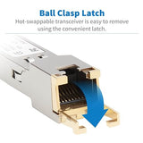 Tripp Lite Cisco GLC-TE Compatible SFP Transceiver, 10/100/1000Base-TX Module, Copper, RJ45, Cat6 Ethernet, 100 m (N286-01GLC-TE)