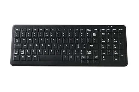 Tg3 Electronics 103-Key Low-Profile Washable White Backlit USB Keyboard KBA-CK103S-BNUW-US