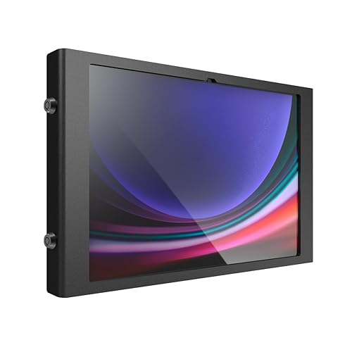 Compulocks Galaxy Tab S9/S10 Ultra 14.6 Apex Enclosure Wall Mount - Black Secure Tablet Holder for Home, Office, & Retail, Sleek Design, Perfect for Digital Signage & Kiosks Black S9/S10 Ultra 14.6
