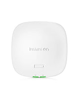 HPE Networking Instant On Access Point AP21 2x2 WiFi 6 Indoor Wireless Access Point | Single-Room, Secure, Smart Mesh Support | Power Source Not Included | US Model (S1T08A) Power Adapter Not Included