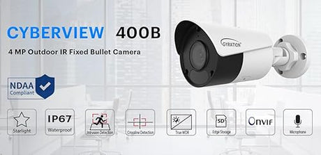 Gyration Cyberview 400B 4 MP Outdoor IR Fixed Bullet Camera