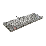 Cherry KC 500 MX LP Mechanical Low Profile Keyboard | Slim Design | White Lighting | PBT Key caps New MX LP 2.0 Switches (Gray, TKL)