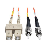 Tripp Lite 2M Duplex Multimode 50/125 Fiber Optic Patch Cable SC/ST 6' 6ft 2 Meter
