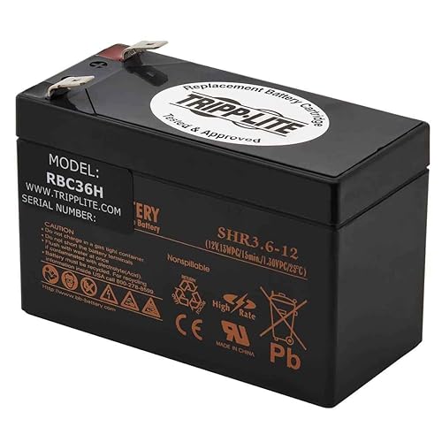 Tripp Lite Replacement Battery Cartridge For AVR550U / AVRX550U UPS Systems RBC36H