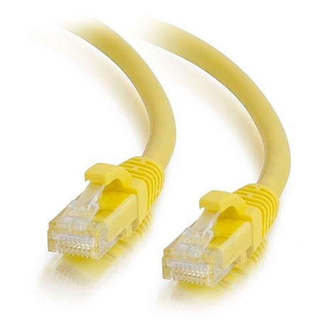 C2G 00956 Cat6 Cable - Snagless Unshielded Ethernet Network Patch Cable, Yellow (6 Inches) 6-inches Yellow