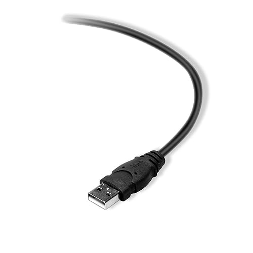 Belkin F3U154BT4.8M Premium Printer Cable - USB Cable - 15.7 Ft - 4 Pin USB Type B (M) to 4 Pin USB Type A (M) - Black