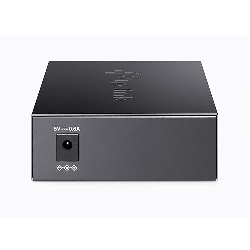 TP-Link | Gigabit WDM SFP to RJ45 Fiber Media Converter | Fiber to Ethernet Converter | 10/100/1000Mbps RJ45 Port to 1000Base-LX Single-Mode Fiber | Extend Fiber Distance Up to 20 km Tx 1550nm, Rx 1310nm, Up to 20 km Gigabit WDM Media Converter