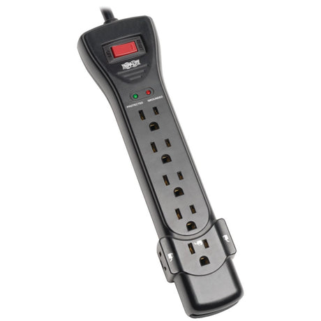 Tripp Lite Protect It! Surge Protector, 7 Outlets, 7 Ft Cord, 2160 Joules, Black