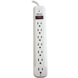 Tripp Lite Protect It! Surge Protector, 7 Outlets, 25 Ft Cord, 1080 Joules, Light Gray