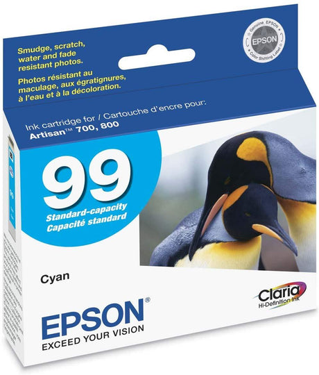 Epson 99 - Cyan - Original - Ink Cartridge - For Artisan 700, 710, 730, 800, 810, (T099220)