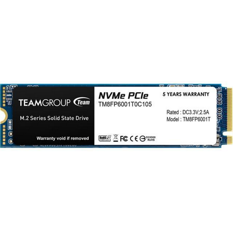 Team Group MP33 M.2 1000 GB PCI Express 3.0 3D NAND NVMe