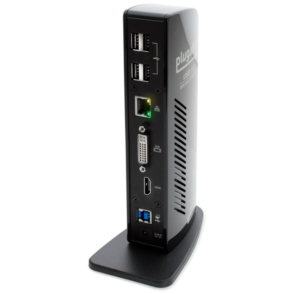 Plugable USB 3.0 Universal Laptop Docking Station Dual HDMI Monitor for Windows and Mac (Driver Required), USB 3.0 or USB-C, 2X HDMI, Gigabit Ethernet, Audio, 6 USB Ports (UD-3900) Dual Display