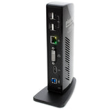 Plugable USB 3.0 Universal Laptop Docking Station Dual HDMI Monitor for Windows and Mac (Driver Required), USB 3.0 or USB-C, 2X HDMI, Gigabit Ethernet, Audio, 6 USB Ports (UD-3900) Dual Display