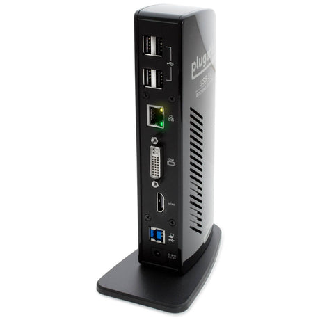 Plugable USB 3.0 Universal Laptop Docking Station Dual HDMI Monitor for Windows and Mac (Driver Required), USB 3.0 or USB-C, 2X HDMI, Gigabit Ethernet, Audio, 6 USB Ports (UD-3900) Dual Display