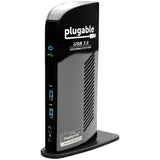 Plugable USB 3.0 Universal Laptop Docking Station Dual HDMI Monitor for Windows and Mac (Driver Required), USB 3.0 or USB-C, 2X HDMI, Gigabit Ethernet, Audio, 6 USB Ports (UD-3900) Dual Display