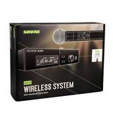 Shure SLXD24/SM58 Digital Wireless Microphone System - Includes SLXD2 Handheld Transmitter with SM58 Vocal Mic Capsule and SLXD4 Single Channel Rack Mount Receiver | G58 Band (SLXD24/SM58-G58) G58 Band (470-514 MHz) G58 Band (470-514 MHz)
