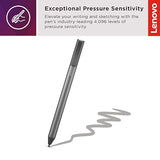 Lenovo USI Stylus Pen, Chrome OS Support, 4,096 Levels of Pressure Sensitivity, 150 Days Battery Life, AAAA Battery, Works with Chromebook, GX81B10212,Grey