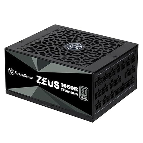 SilverStone Technology Zeus 1650R Titanium 80 Plus Titanium 1650W PCIe Gen5 / ATX 3.1 Power Supply, SST-ZU1650R-TM