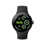 Google Pixel Watch 3 (45mm) - Android Smartwatch with Heart Rate Tracking, Advanced Running from Fitbit, Fitness Insights, 24-Hour Battery - Matte Black Aluminum Case - Obsidian Band - Wi-Fi Obsidian 45mm Wi-Fi