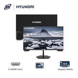 HYUNDAI 27” Gaming Monitor, IPS 2560x1440p, 180Hz, 1ms(MPRT), LED Monitor Ultra-Thin, HDMI X2 /DP - Black