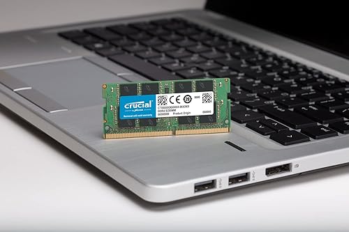 Crucial 32GB Kit (16GBx2) DDR4 2400 MT/s (PC4-19200) DR x8 SODIMM