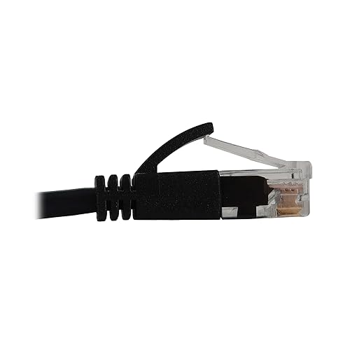 Tripp Lite Cat6a 10G Ethernet Cable, Snagless Molded Slim UTP Network Patch Cable (RJ45 M/M), Black, 7 Feet / 2.1 Meters, Manufacturer's Warranty (N261-S07-BK)