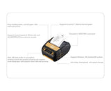 ADESSO NuPrint 220B Portable Bluetooth Thermal Printer - 2 (58mm) Width, High-Speed Printing Up to 90mm/s, USB Compatible, Includes Thermal Paper and Power Cable