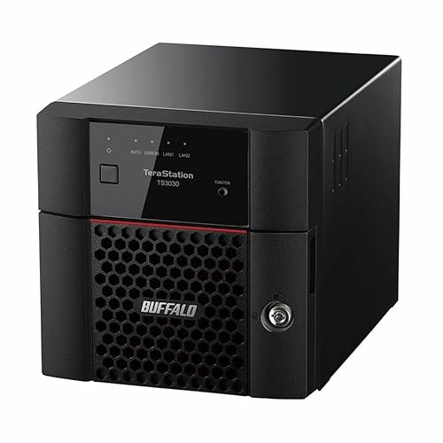 BUFFALO TeraStation 3230DN 2-Bay 8TB (2x4TB) Desktop Small-Med Business NAS w/Hard Drives Included 8TB (2x4TB) TeraStation 3230DN 2-Bay NAS