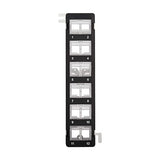 Tripp Lite 12-Port Wall-Mount Patch Panel for UTP Keystone Jacks, Rotatable Swivel Ports, Vertical or Horizontal Installation, Mount Bracket Included, TAA Compliant, Lifetime Warranty (N062-012-KJ-WM)