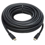 Tripp Lite HDMI Cable High-Speed Ethernet 4K No Booster CL2 M/M Black 50ft (P568-050-HD-CL2)