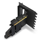 NZXT Vertical GPU Mounting Kit - AB-RH175-B1-175 mm PCIe 4.0x16 Riser Cable - GPU Holder - Sturdy Steel Bracket - Black