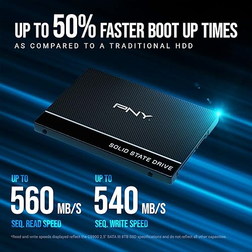 PNY CS900 1TB 2.5 SATA III Internal Solid State Drive (SSD)