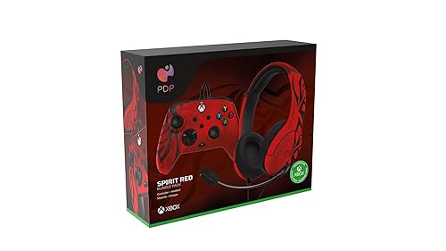 PDP Xbox Spirit REDMANETTE Rematch+Casque AIRLITE Gaming Pack