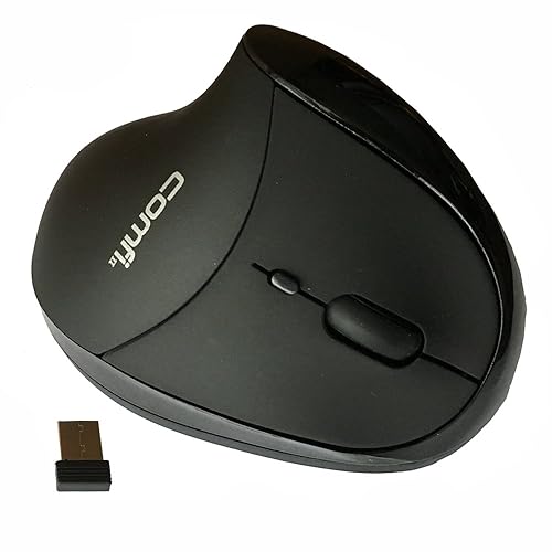 Comfi II Wireless Ergonomic Computer Mouse EM011-BKW