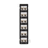 Tripp Lite 12-Port Wall-Mount Patch Panel for UTP Keystone Jacks, Rotatable Swivel Ports, Vertical or Horizontal Installation, Mount Bracket Included, TAA Compliant, Lifetime Warranty (N062-012-KJ-WM)