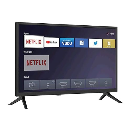 Supersonic SC-2416STV 24 Smart LED-LCD TV - HDTV - Black