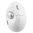 Kensington TB550 Wireless Trackball Mouse, Rechargeable Battery, Bluetooth(LE) & 2.4GHz Wireless Connections, Ergonomic Design, 4D Scroll Wheel, 128-bit AES Encryption, White-Silver (K72180WWVN) White/Silver