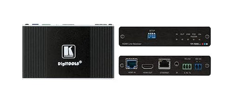 Kramer TP-789RXR 4K60 4:2:0 HDMI HDCP 2.2 Compact Bidirectional PoE Receiver with Ethernet