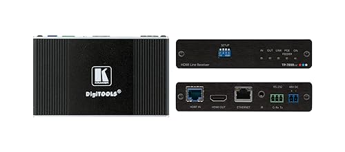 Kramer TP-789RXR 4K60 4:2:0 HDMI HDCP 2.2 Compact Bidirectional PoE Receiver with Ethernet