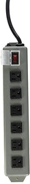 Tripp Lite UL24RA-15 Waber Industrial Power Strip 6 Right-Angle Outlets 15' Cord, Locking Switch Cover 6 Right Angle Outlet, 15ft Cord