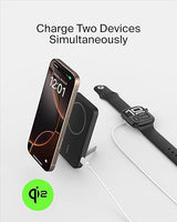 Belkin BoostCharge Pro Wireless Power Bank 5K w/ Qi2, MagSafe Compatible + Built-in Pop-up Kickstand - Compatible w/iPhone 15, 15 Plus, 15 Pro, 15 Pro Max, iPhone 14, and More - Black