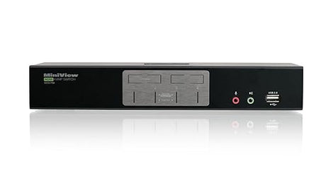 IOGEAR 4-Port HDMI Multimedia KVM Switch with Audio, USB 2.0 Hub and HDMI KVM w/Full Set of Cables, (GCS1794 TAA Compliant)