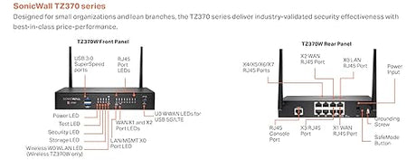 SonicWall TZ370 TradeUp (03-SSC-3005) | 3 YR Essential Protection Security Suite and 1 YR Cloud Secure Edge - Secure Internet Access (Basic-10 Users) and Secure Private Access (Advanced-3 Users) 3 Year 3YR Essential Protection & 1YR Cloud Secure Edge