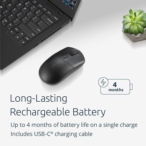 Kensington MY430 EQ Rechargeable Mouse, Multi-Device, Programmable Buttons (K75507WW)