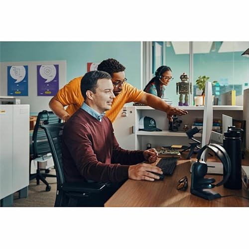 Poly Voyager Focus 2 USB-C-C Headset + USB-C/A Adapter TAA - Google Assistant, Siri - Stereo - USB Type C - Wired/Wireless - Bluetooth - 298.6 ft - Over-The-Head - Binaural - Supra-aural - 4 Cable