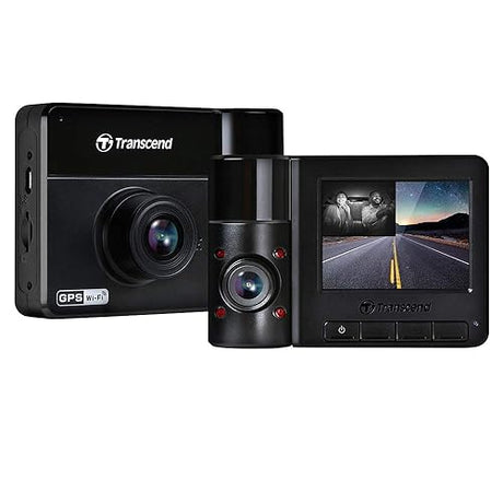 Transcend 64Gb Dashcam Drivepro 550 Dual, Black (TS-DP550B-64G)