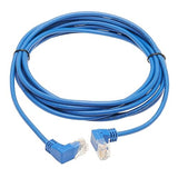 Tripp Lite Up/Down Angle Cat6 Ethernet Cable, Gigabit Molded Slim UTP Network Patch Cable, Blue, 10 ft. (N204-S10-BL-UD) Up/Down Angle 10-ft.