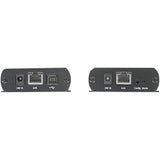 StarTech.com 2 Port USB 2.0 Extender Hub Over Cat5e/Cat6 Cable (RJ45) - 330ft/100m Industrial Metal USB Extender Adapter Kit w/ESD Protection - Externally Powered - 480 Mbps (USB2002EXT2NA)