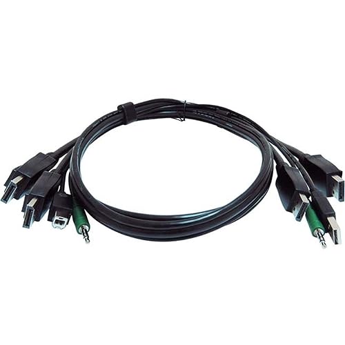 Black Box Secure KVM Cable - Each end (1) USB