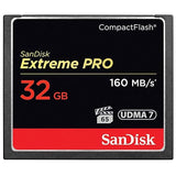 Sandisk 32 GB Extreme Pro CF 160MB/s High Speed UDMA7 Compact Flash Card